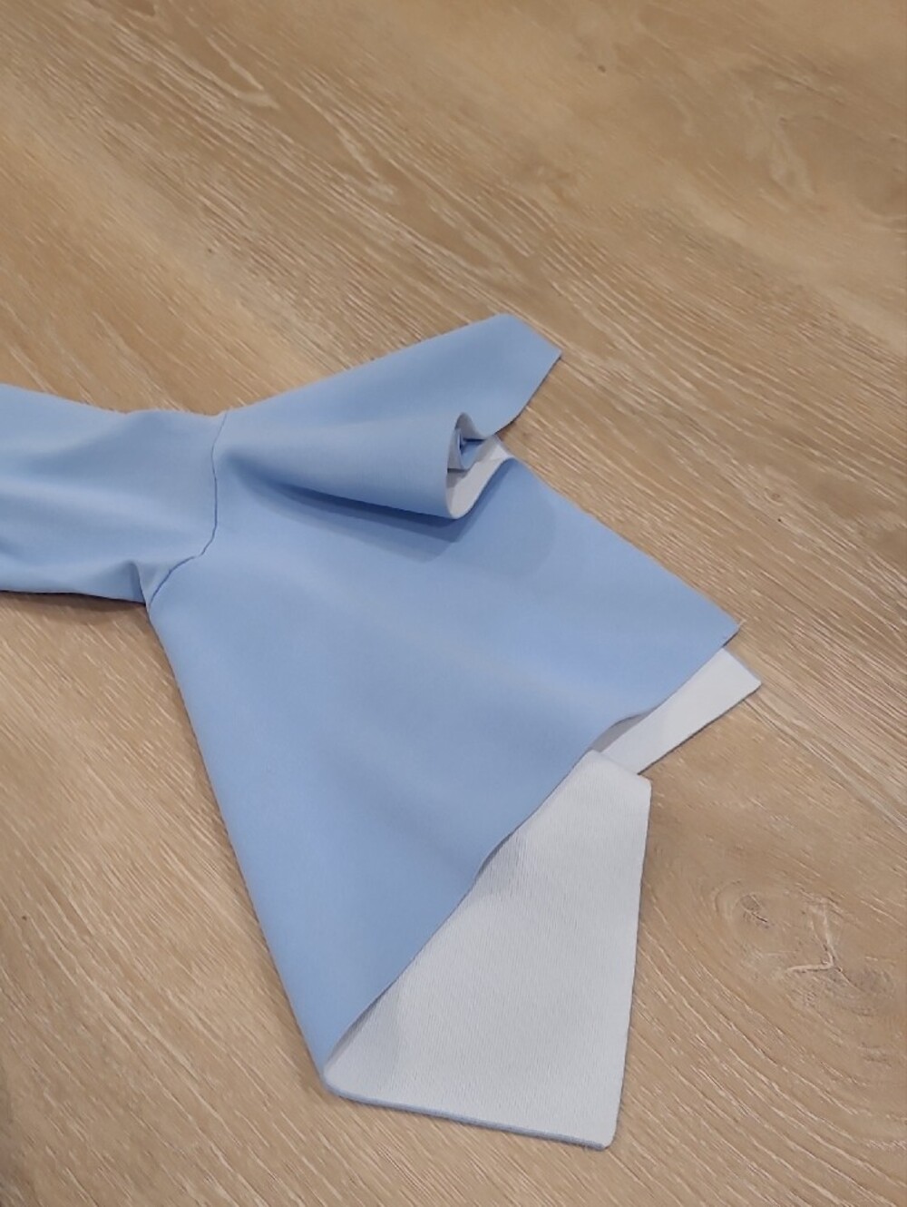 COS Light Blue Ruffle Bell Sleeve Top - Picture 5 of 6